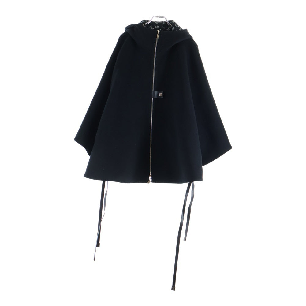 LOUIS VUITTON(ルイヴィトン) 20SS モノグラムライナーフーデッドケープ RW201W QWE FICO17 ブラック レディース