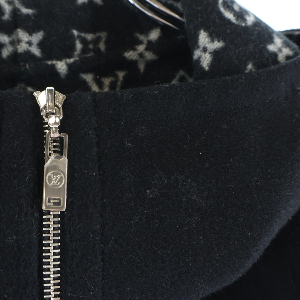 LOUIS VUITTON(ルイヴィトン) 20SS モノグラムライナーフーデッドケープ RW201W QWE FICO17 ブラック レディース