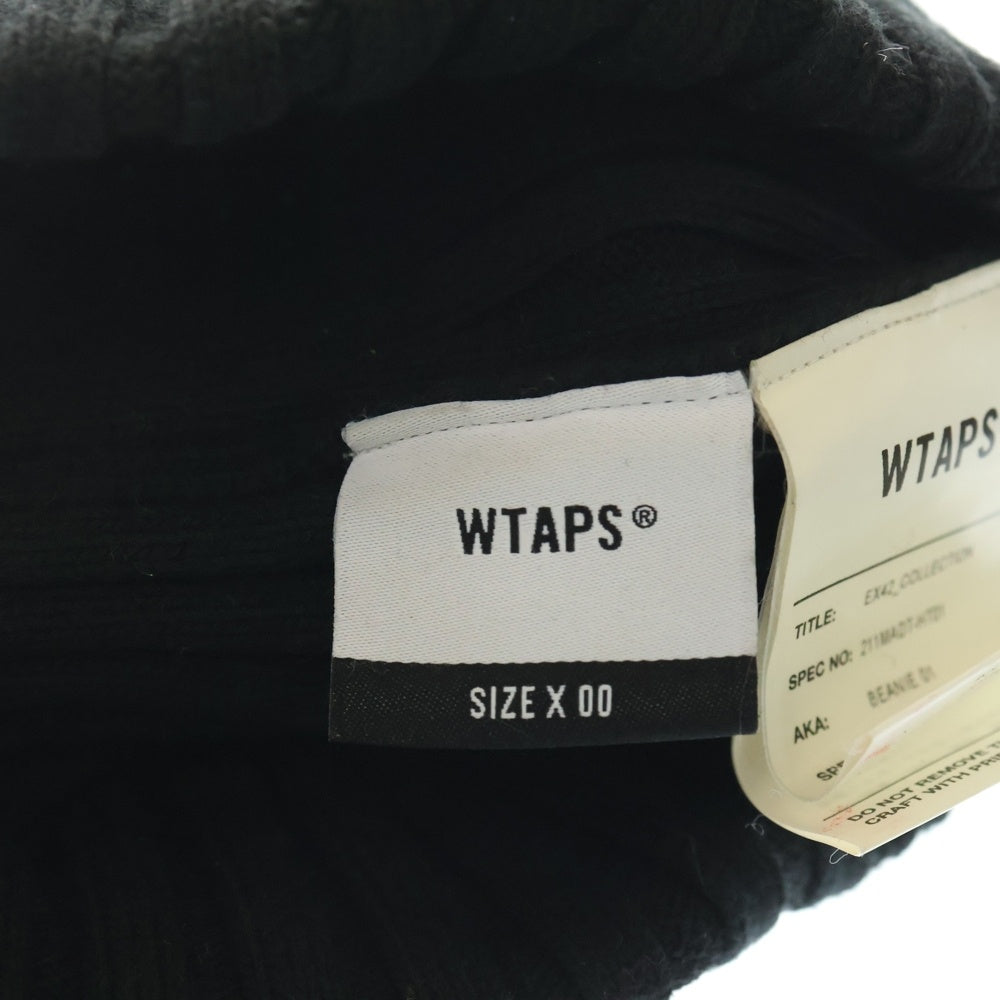 WTAPS(ダブルタップス) 21SS ビーニー ニットキャップ 帽子 ブラック 211MADT-HT01