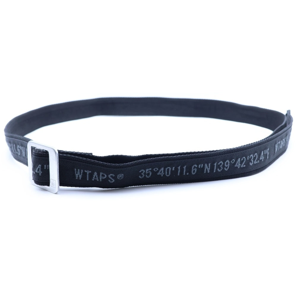 WTAPS(ダブルタップス) 21AW WEBBING BELT キャンバスベルト ブラック
