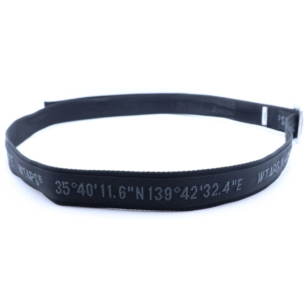 WTAPS(ダブルタップス) 21AW WEBBING BELT キャンバスベルト ブラック