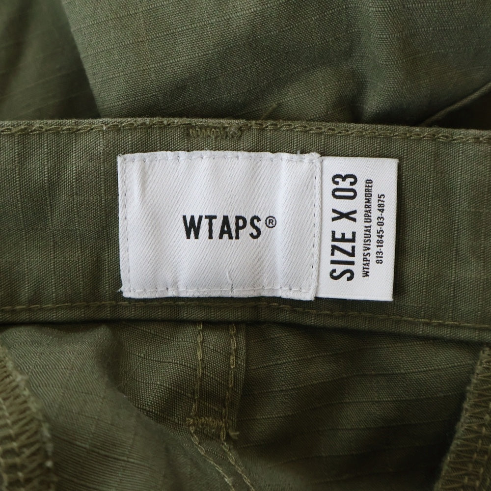 WTAPS(ダブルタップス) 20AW JUNGLE STOCK/ TROUSERS/NYCO.RIPSTOP.CORDURA 202WVDT-PTM01 ジャングルストックカーゴパンツ カーキ
