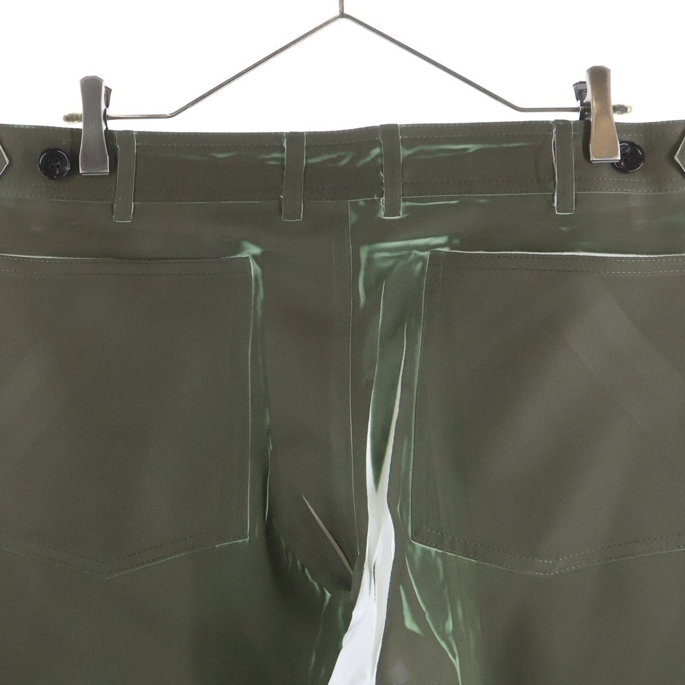 COMME des GARCONS(コムデギャルソン) 25SS Overprint Pants オーバープリント パンツ カーキ FO-P503