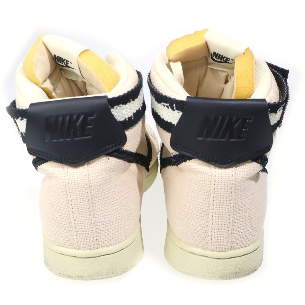 NIKE(ナイキ) ×STUSSY バンダル ハイカットスニーカー ベージュ US8.5/26.5 DX5425-200