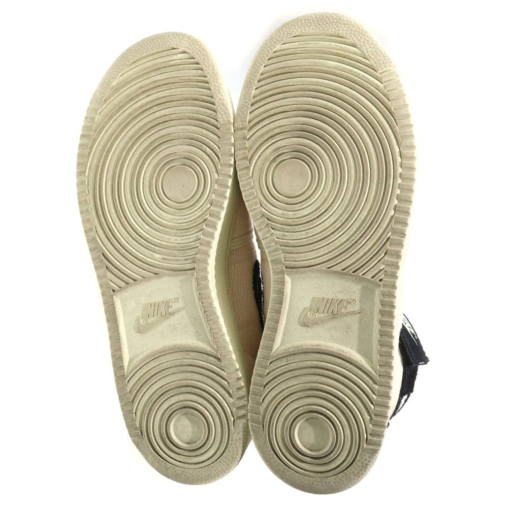 NIKE(ナイキ) ×STUSSY バンダル ハイカットスニーカー ベージュ US8.5/26.5 DX5425-200