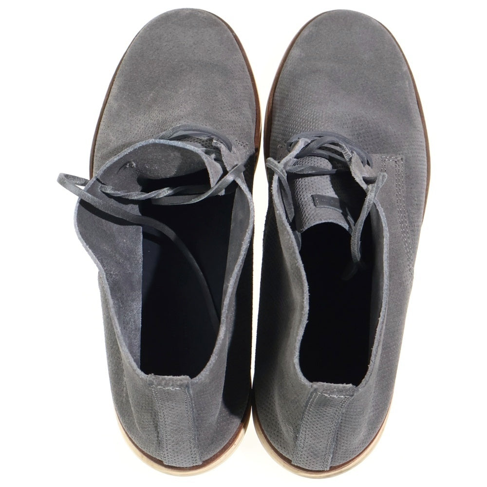 Ermenegildo Zegna(エルメネジルドゼニア) スエードレザー ハイカットシューズ グレー