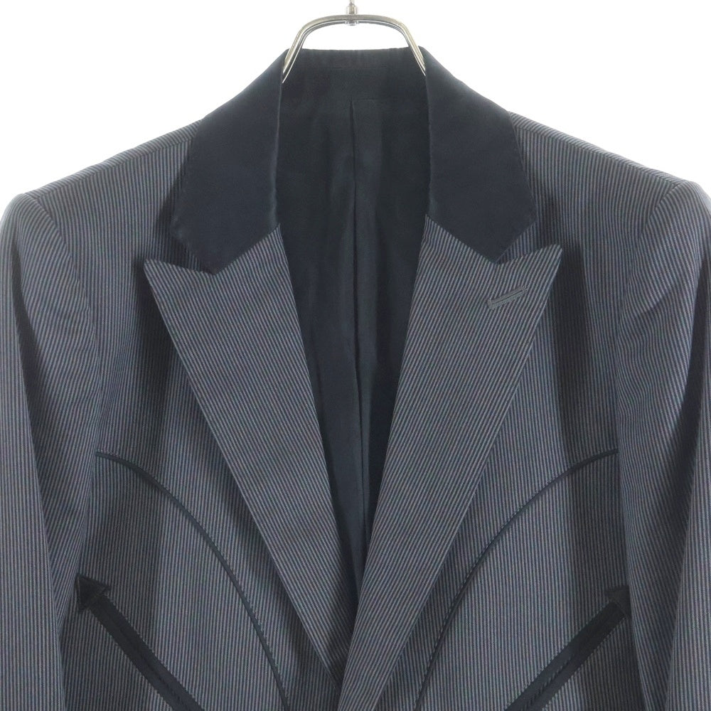 HYSTERIC GLAMOUR(ヒステリックグラマー) ストライプ総柄 テーラード