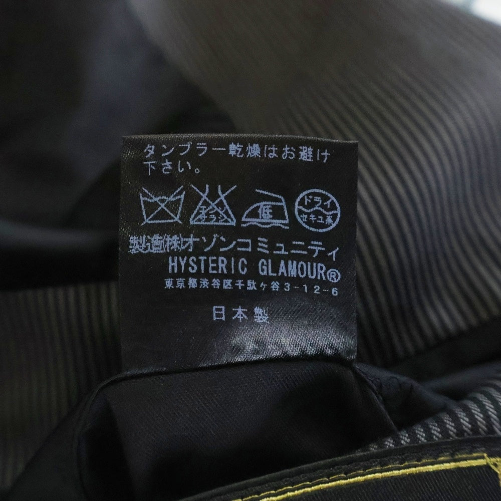 HYSTERIC GLAMOUR(ヒステリックグラマー) ストライプ総柄 テーラード