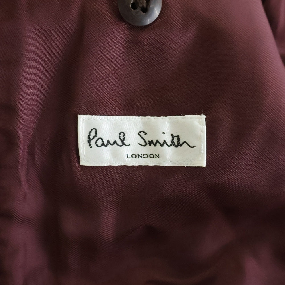 Paul Smith(ポールスミス) ベルベット テーラード ジャケット ボルドー