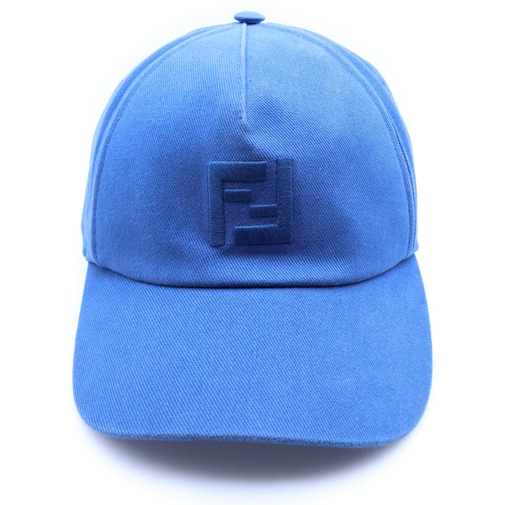 FENDI(フェンディ) ズッカロゴベースボールキャップ ブルー FXQ885 レディース