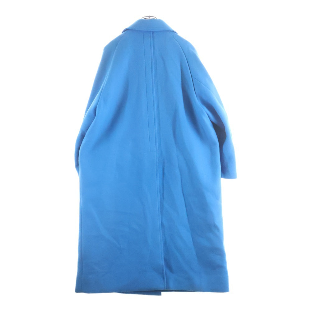 MAISON SPECIAL(メゾンスペシャル ) Super140 Melton Over Coat メルトンオーバーコート 21212165111 ブルー レディース