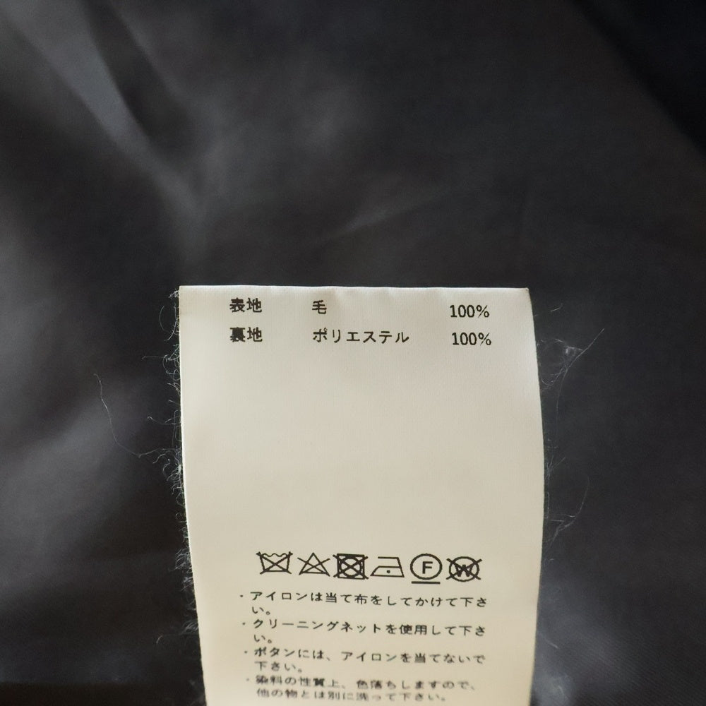 MAISON SPECIAL(メゾンスペシャル ) Super140 Melton Over Coat メルトンオーバーコート 21212165111 ブルー レディース
