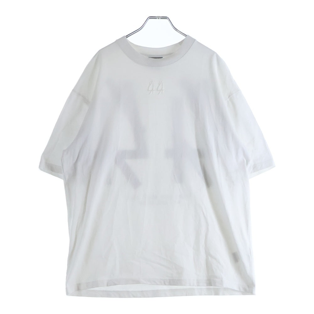 NO BRAND(ノーブランド) フロントフォトプリント半袖Tシャツ