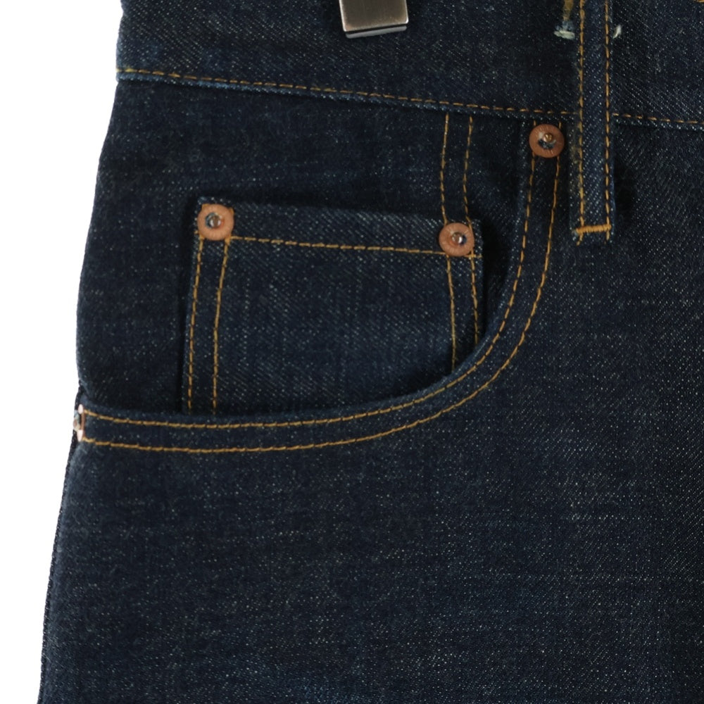 NO BRAND(ノーブランド) リジットデニムパンツ CLASS002