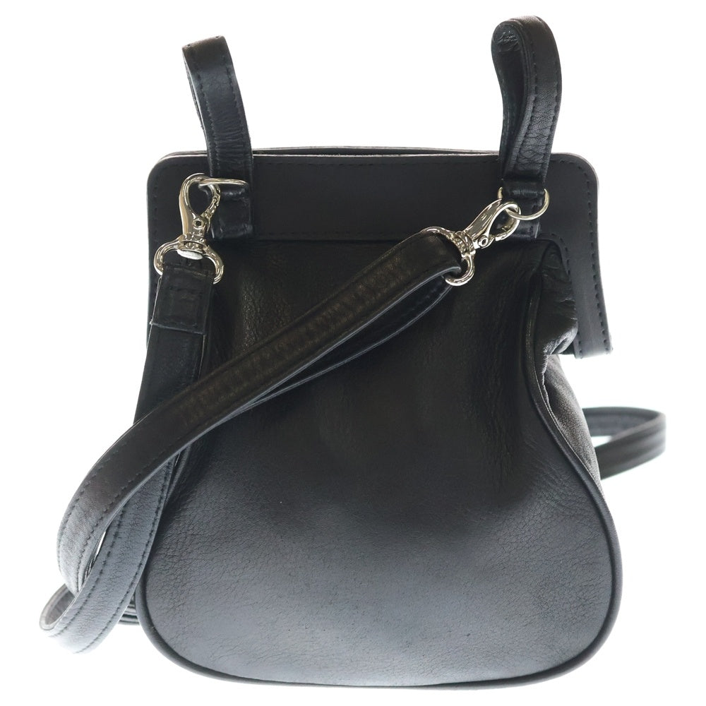 Yohji Yamamoto POUR HOMME(ヨウジヤマモト プールオム) 2way MEDICINE BAG ショルダー バッグ ブラック レディース