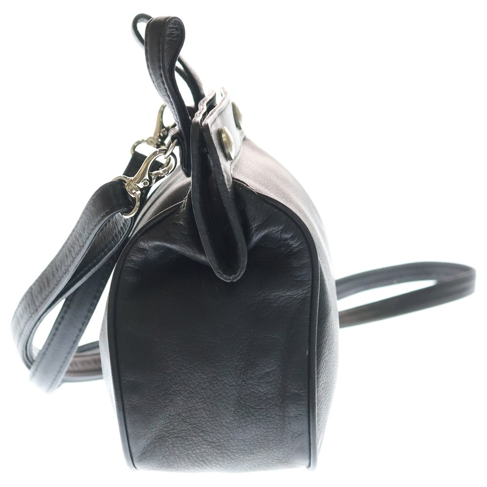 Yohji Yamamoto POUR HOMME(ヨウジヤマモト プールオム) 2way MEDICINE BAG ショルダー バッグ ブラック レディース