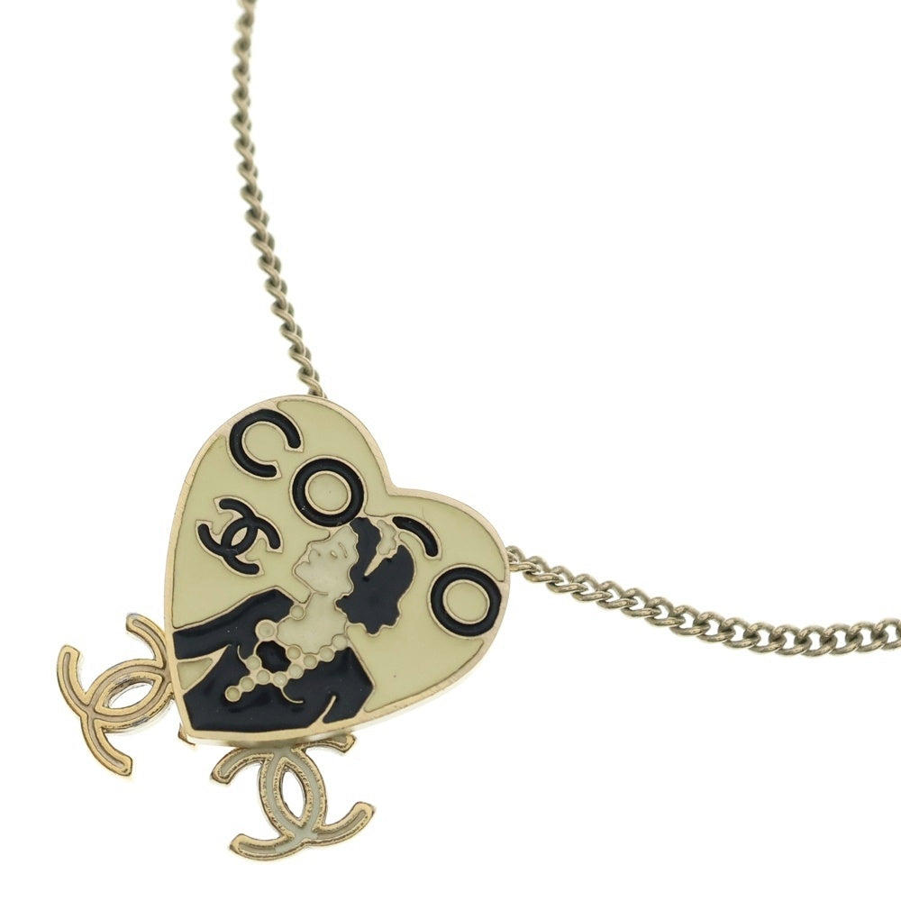 CHANEL(シャネル) CCペンダント マドモアゼル ココマーク ネックレス ブラック×ホワイト 06P レディース