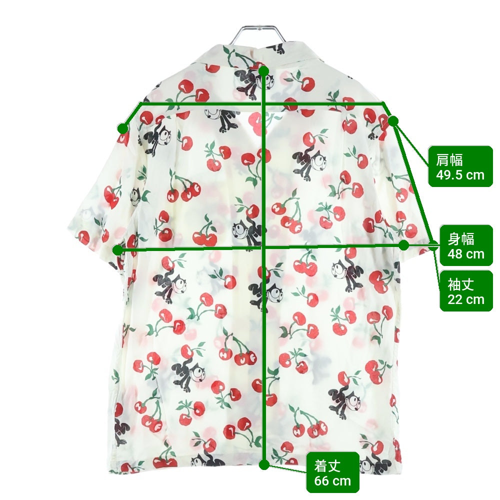 HUF(ハフ) ×FELIX レーヨン半袖シャツ