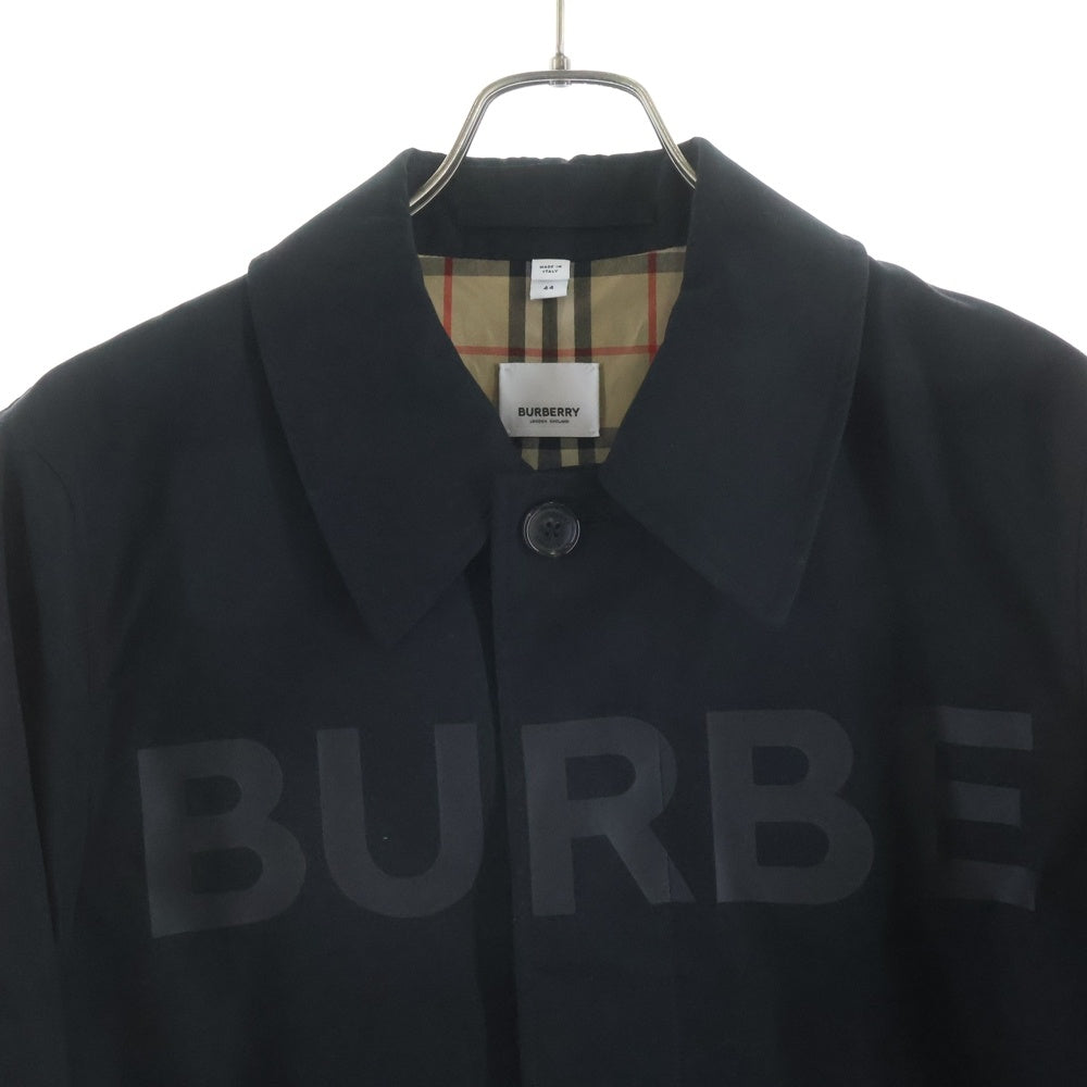 BURBERRY バーバリー ホースフェリー ギャバジン カーコート 黒 BURBERRY(バーバリー) ホースフェリー ギャバジン カー コート 8027714