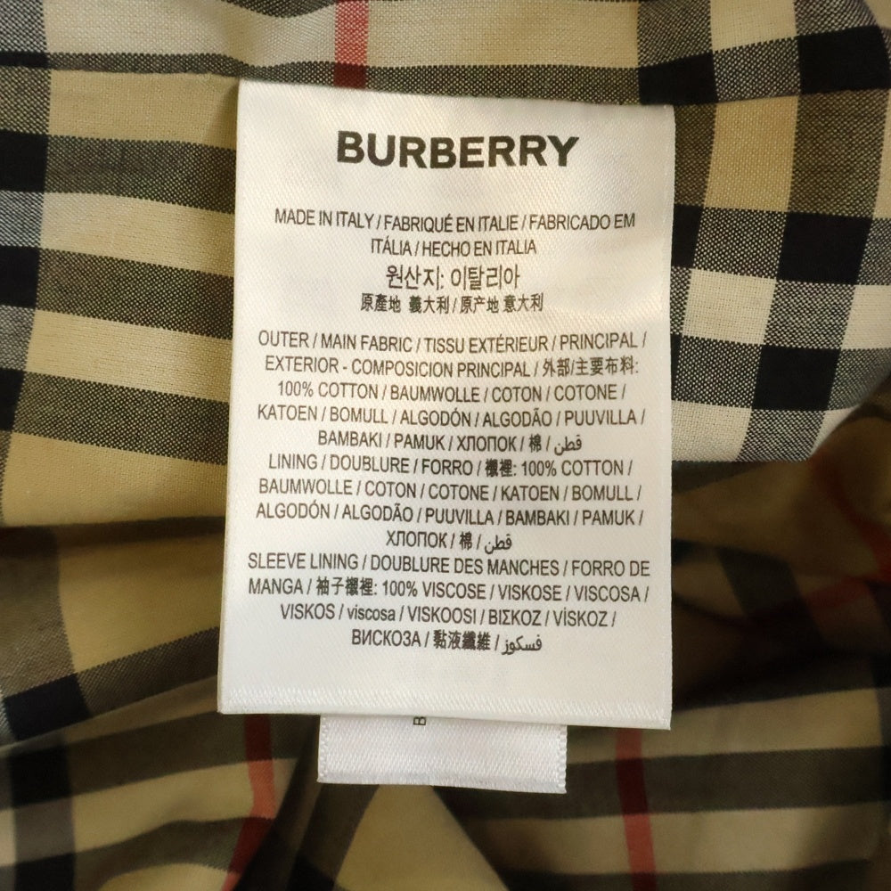 BURBERRY(バーバリー) ホースフェリー ギャバジン カー コート 8027714
