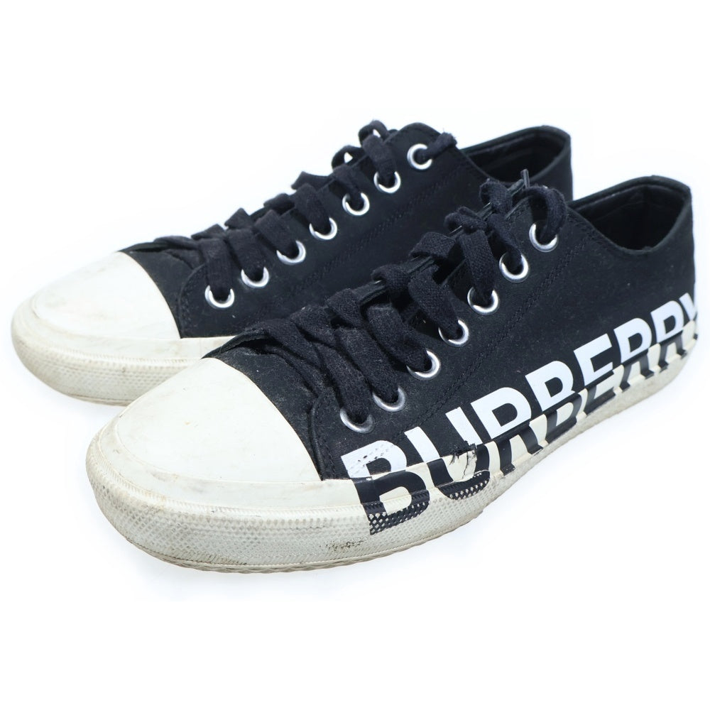 BURBERRY(バーバリー) CNDONGUADON ヴィンテージチェック ローカットスニーカー ブラック※ソール社外製