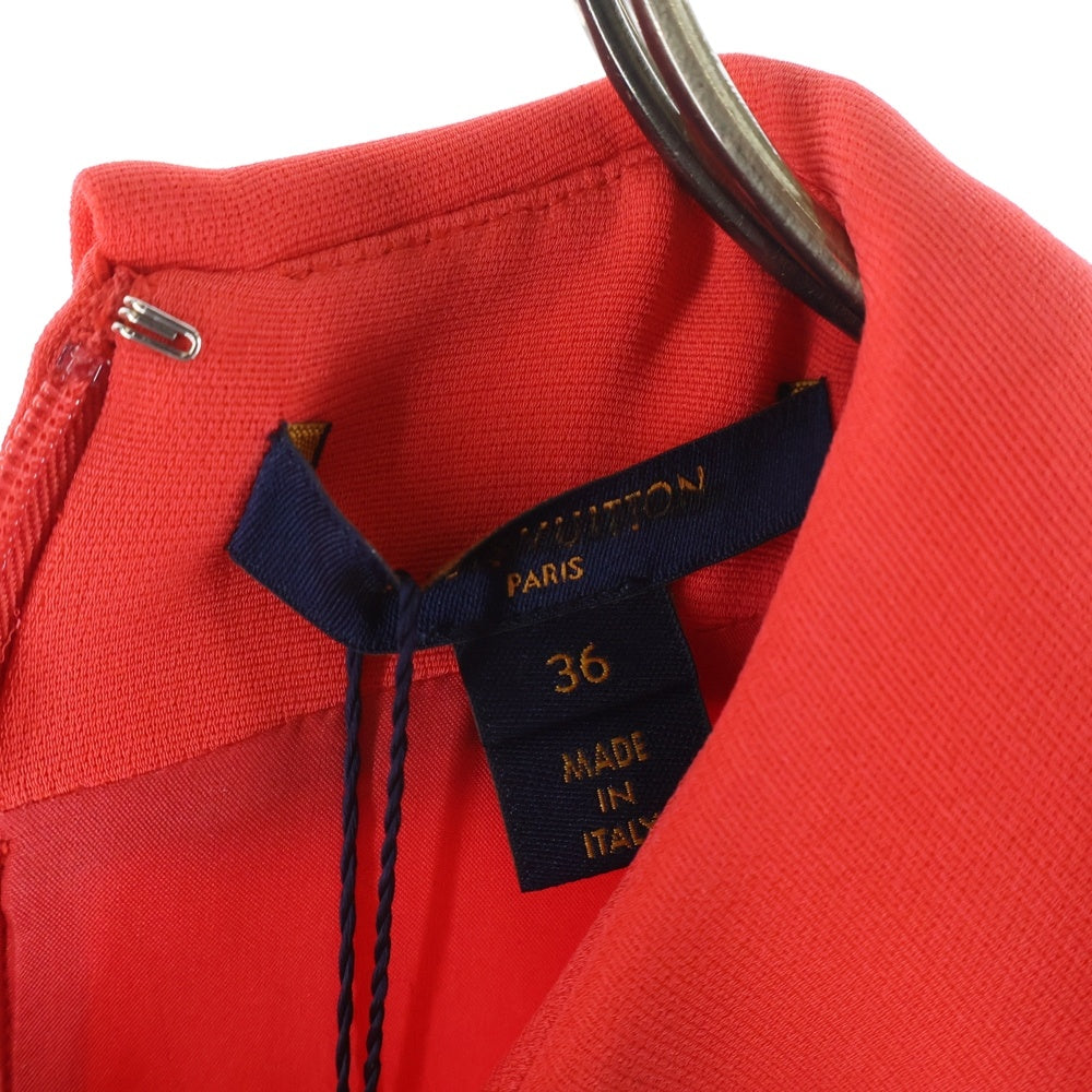 LOUIS VUITTON(ルイヴィトン) ベルテッドワンピース レッド RW201B HZL FIRO50 レディース