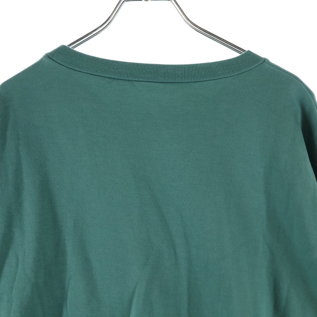 AURALEE(オーラリー) 22AW ELASTIC HIGH GAUGE SWEAT エラスティック ハイ ゲージ クルーネック プルオーバースウェットトレーナー グリーン A22AP01NU