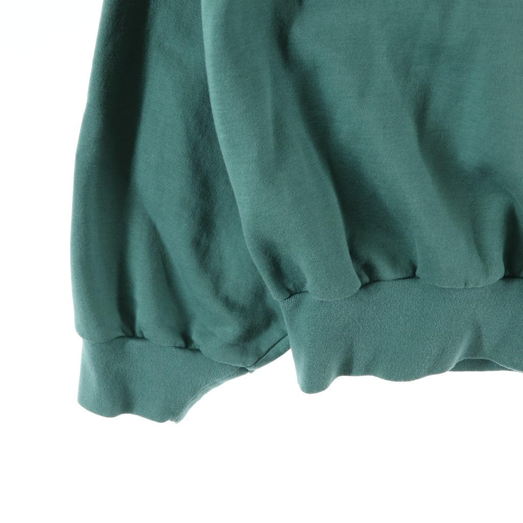 AURALEE(オーラリー) 22AW ELASTIC HIGH GAUGE SWEAT エラスティック ハイ ゲージ クルーネック プルオーバースウェットトレーナー グリーン A22AP01NU