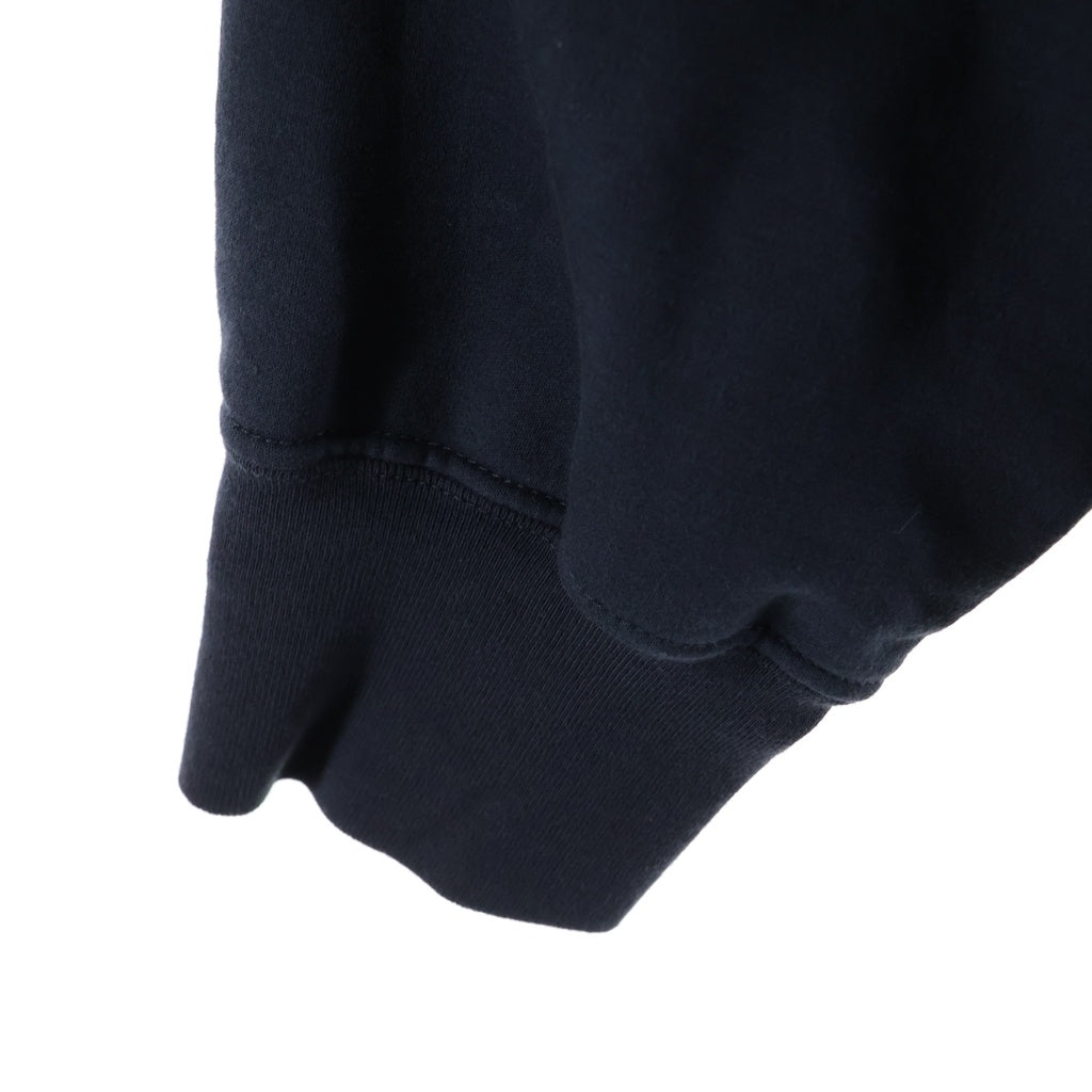 AURALEE(オーラリー) 24SS ELASTIC HIGH GAUGE SWEAT P O エラスティック ハイゲージ クルーネック プルオーバースウェットトレーナー ネイビー A24SP02NU