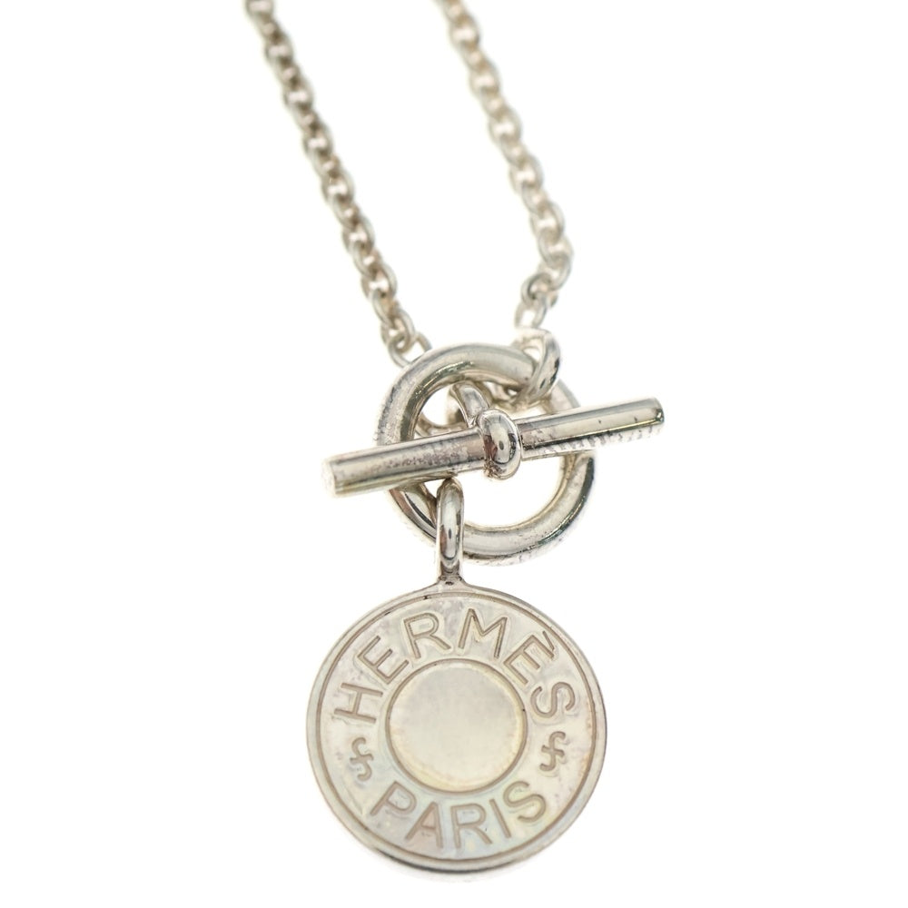 HERMES(エルメス) アミュレットクルードセリエ ネックレス ペンダント チェーン シルバー SV925 10.9g レディース