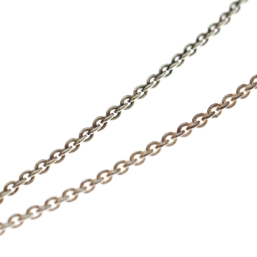 HERMES(エルメス) アミュレットクルードセリエ ネックレス ペンダント チェーン シルバー SV925 10.9g レディース