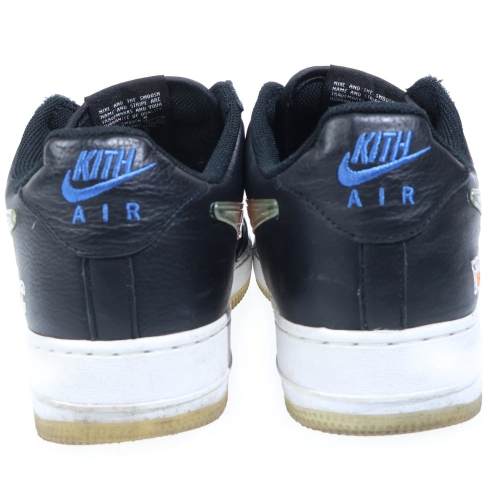 NIKE(ナイキ) ×KITH AIR FORCE 1 LOW NEW YORK KNICKS キス エアフォース1 ロー ニューヨーク ニックス ローカットスニーカー ブラック US10/28cm CZ7928-001 CZ7928-001 箱