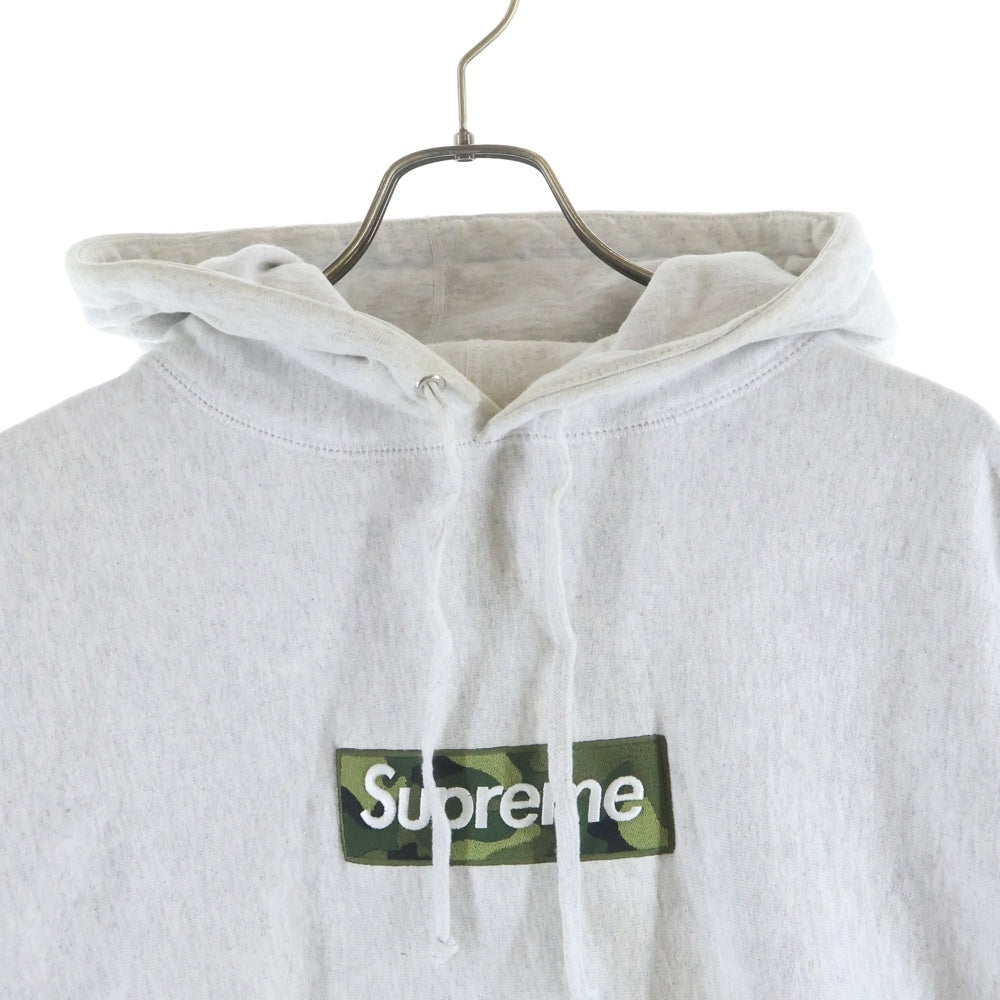 SUPREME(シュプリーム) 23AW Box Logo Hooded Sweatshirt Camo ボックスロゴ フーディーパーカー グレー