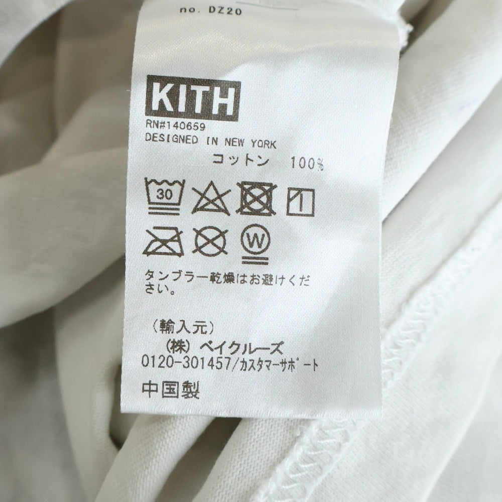 KITH(キス) Summet Floral S/S Tee サマーフローラル 半袖Tシャツ ホワイト/レッド KH030102