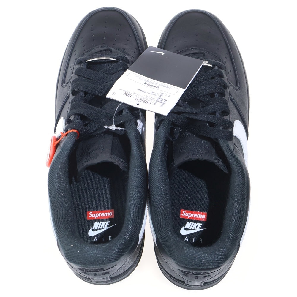 NIKE(ナイキ) ×SUPREME AIR FORCE 1 LOW CU9225-002 シュプリーム エアフォース1 ローカットスニーカー ブラック/ホワイト