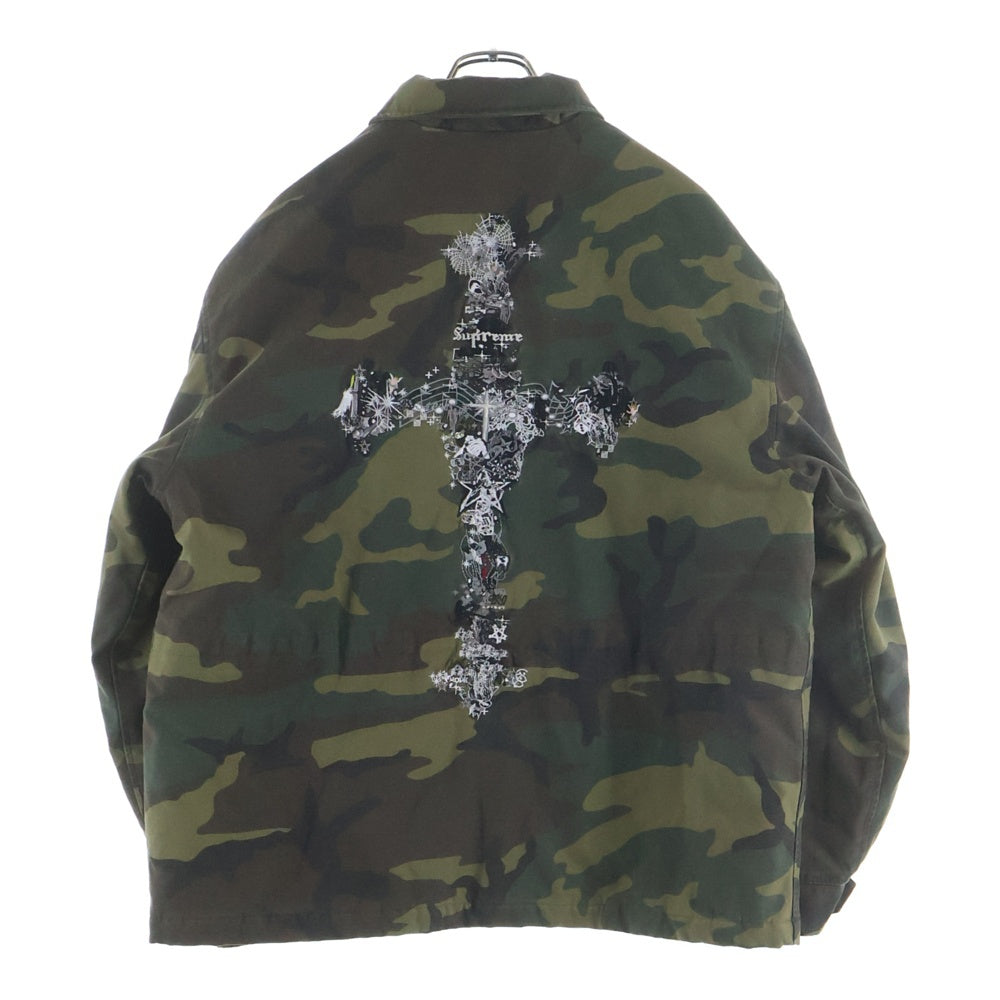 SUPREME(シュプリーム) 25FW aoi cross M52 jacket ミリタリージャケット カモフラ カーキ
