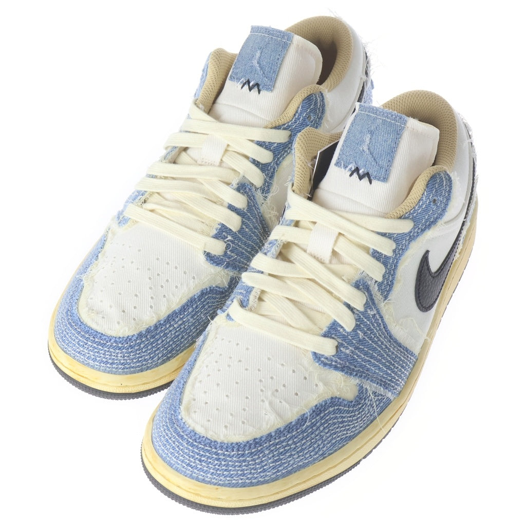 NIKE(ナイキ) AIR JORDAN 1 LOW SE World Make Japan エア ジョーダン 1 ワールド メイク ジャパン ローカットスニーカー US9/27cm ホワイト/インディゴ FN7670-493