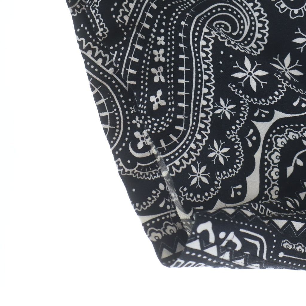 KITH(キス) 20SS Summer Camp Collar Bandana Shirt ペイズリー柄 バンダナ 半袖シャツ ブラック KH3754