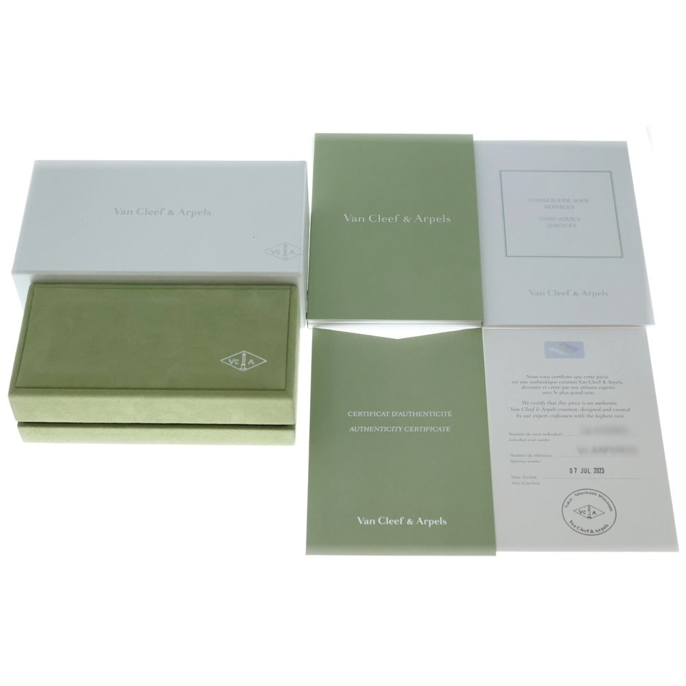 Van Cleef & Arpels(ヴァンクリーフアンドアーペル) ヴィンテージアルハンブラ 5モチーフ カーネリアン ギョーシェ ブレスレット Au750 K18 PG ピンクゴールド レディース