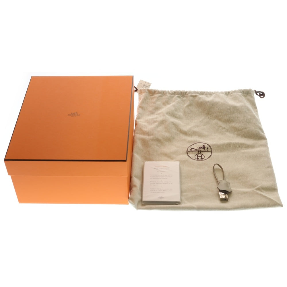 HERMES(エルメス) バーキン25 エプソン レザー ハンドバッグ シルバー金具 アイボリー C刻印 レディース