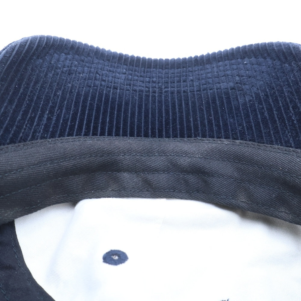 SUPREME(シュプリーム) Corduroy S Logo 6-Panel Cap コーデュロイ Sロゴ 6パネルキャップ ネイビー