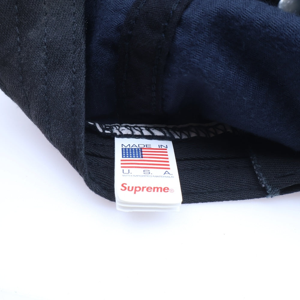 SUPREME(シュプリーム) Corduroy S Logo 6-Panel Cap コーデュロイ Sロゴ 6パネルキャップ ネイビー