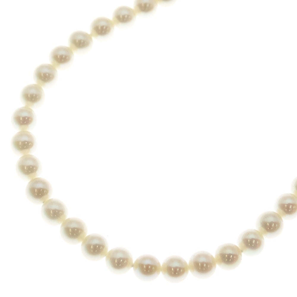 TIFFANY & Co.(ティファニー) パールネックレス 6ミリ玉 40センチ ペンダント ホワイト Ag925 24.3g シルバー金具 レディース