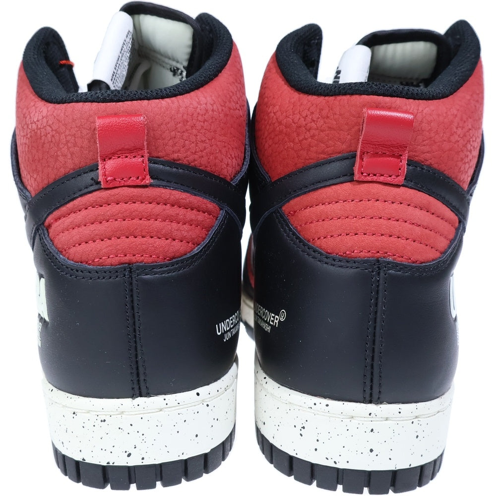 NIKE(ナイキ) ×UNDERCOVER DUNK HIGH UBA アンダーカバー ダンク ハイカットスニーカー ブラック/レッド DD9401-600 US12/30cm