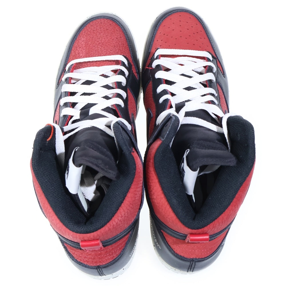 NIKE(ナイキ) ×UNDERCOVER DUNK HIGH UBA アンダーカバー ダンク ハイカットスニーカー ブラック/レッド DD9401-600 US12/30cm