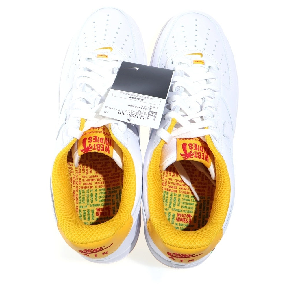 NIKE(ナイキ) AIR FORCE 1 LOW RETRO QS WEST INDIES エアフォース1 ウエストインディーズ ローカットスニーカー ホワイト/イエロー DX1156-101 US11/29cm