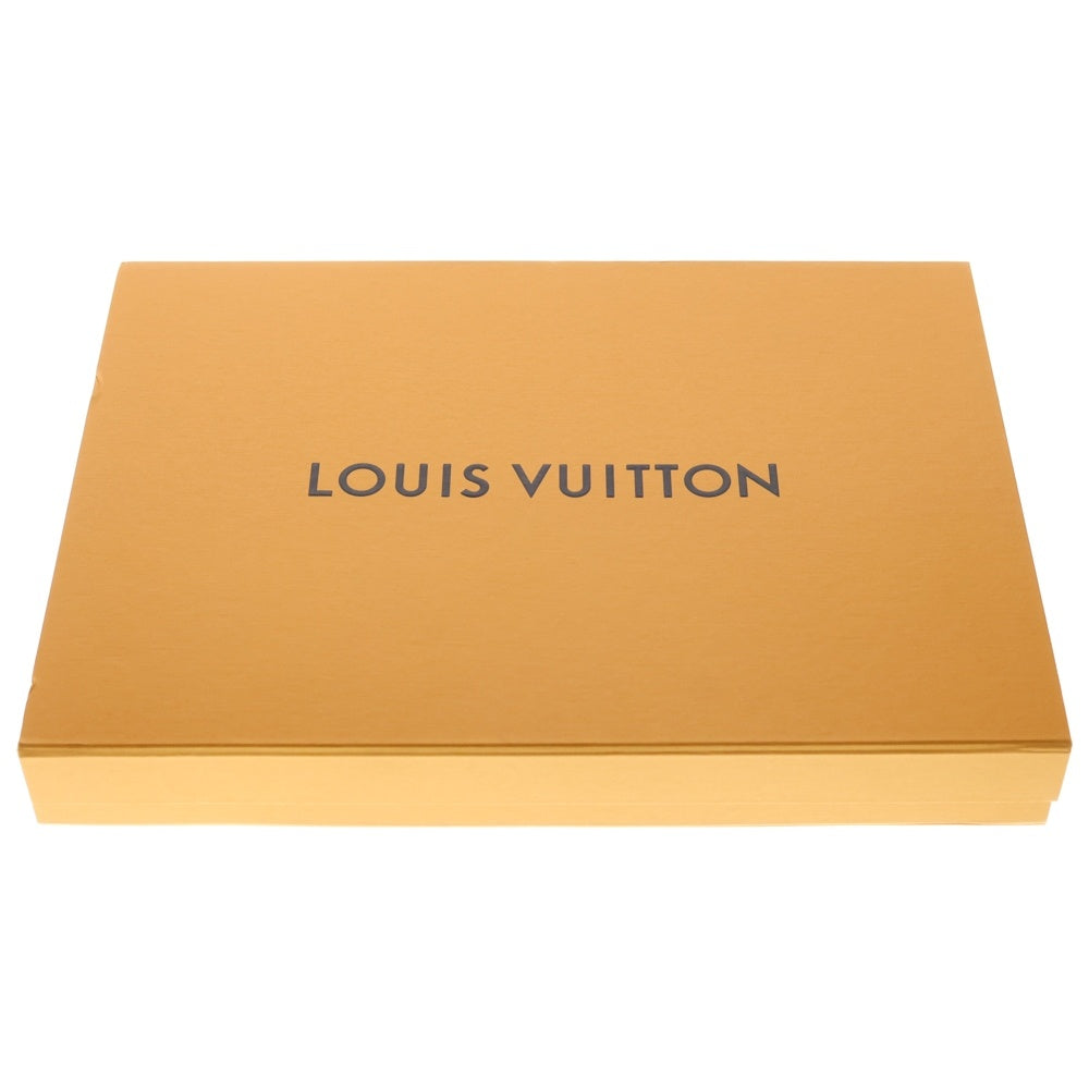 LOUIS VUITTON(ルイヴィトン) エシャルプ・カレッジ LVリーグ フリンジ付ウールマフラー ブラック/グレー M70621