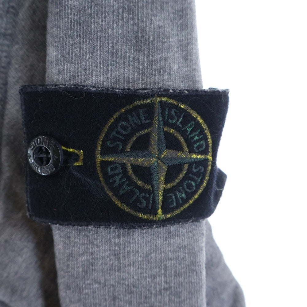 STONE ISLAND(ストーンアイランド) 製品染め裏起毛 プルオーバースウェットトレーナー グレー 731562290