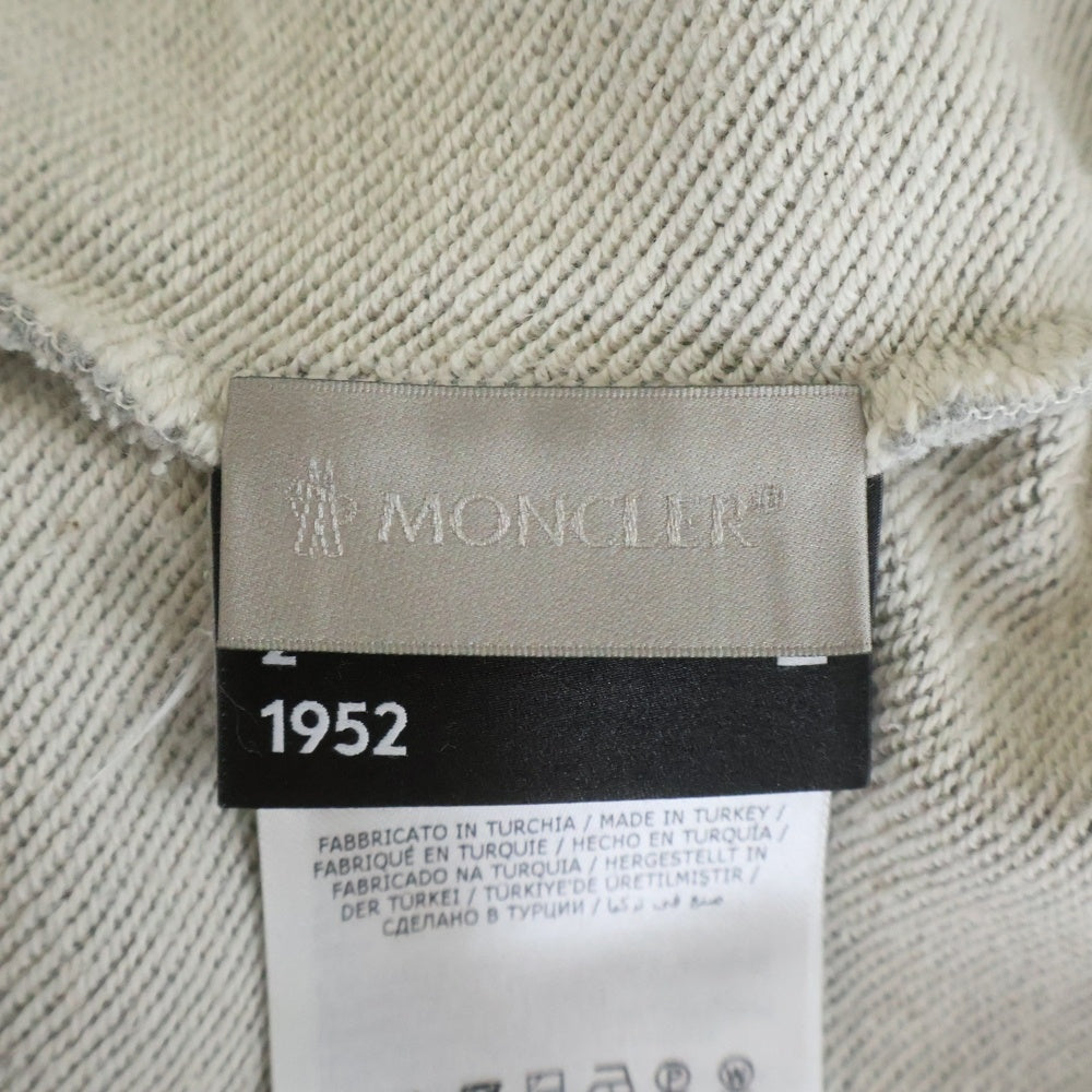 MONCLER(モンクレール) クルーネックスウェット トレーナー グレー パッチロゴ H10928G00018