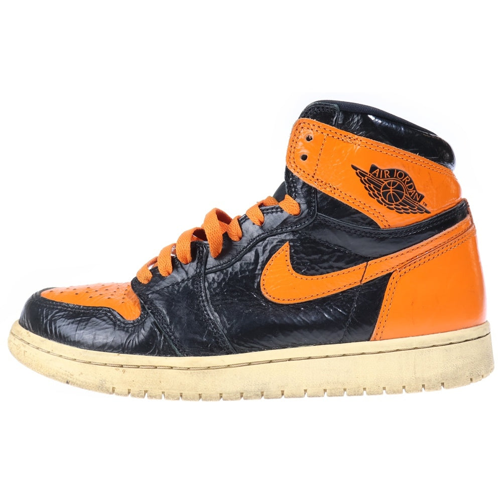 NIKE(ナイキ) AIR JORDAN 1 RETRO HIGH OG シャッタードバックボード3.0 エアジョーダン1 ハイカットスニーカー US8.5/26.5cm 555088-028